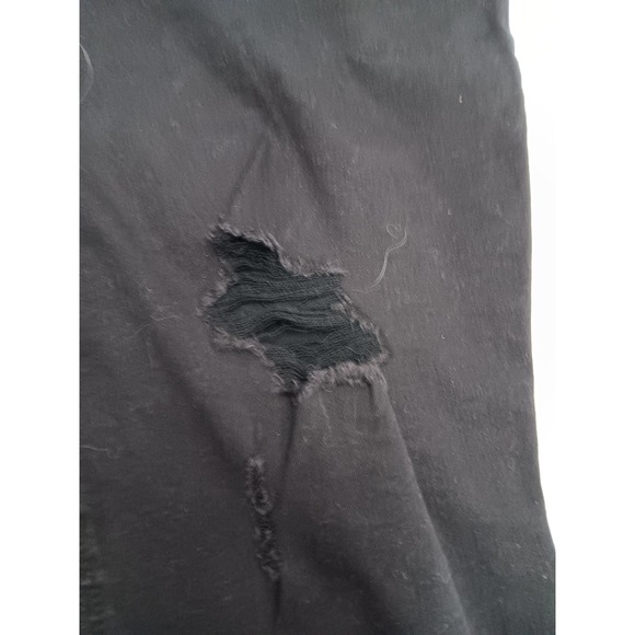 New with Tags Old Navy Rockstar Super Skinny Jeans Black Distressed Size 24 - Picture 4 of 17